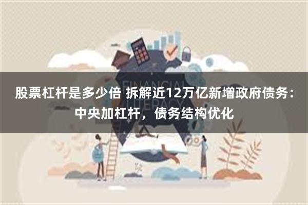 股票杠杆是多少倍 拆解近12万亿新增政府债务：中央加杠杆，债务结构优化